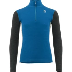 Outlet - Warmwool Mock Neck Junior - Merinounterwäsche Kinder Skibekleidung|Merinounterwäsche