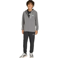 Kinder adidas - Kid's Hooded Tech Woven Jacke - Sweat- & Trainingsjacke