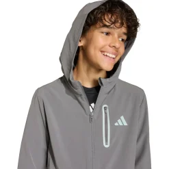 Kinder adidas - Kid's Hooded Tech Woven Jacke - Sweat- & Trainingsjacke