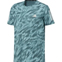 adidas - Own The Run Allover Print T-Shirt - Laufshirt