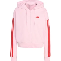 adidas - Women's 3-Stripes French Terry Full Zip Hoodie - Sweat- & Trainingsjacke^ Alltagsbekleidung|Pullover & Hoodies