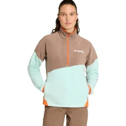 Outlet - Women's Terrex Multi Climawarm Fleece Anorak - Fleecejacke Wanderbekleidung|Jacken