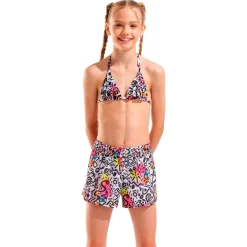 Arena - Girl's Beach Short Printed - Badehose