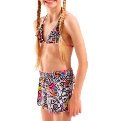 Arena - Girl's Beach Short Printed - Badehose