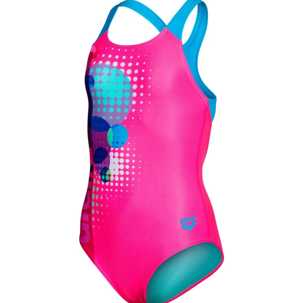 - Girl's Dots Swimsuit Swim Pro Back - Badeanzug>Arena Outlet