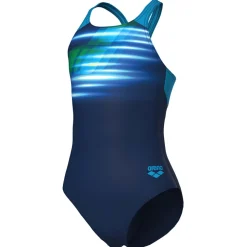 Arena - Girl's Fading Swimsuit V Back L - Badeanzug