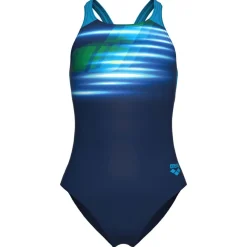 Arena - Girl's Fading Swimsuit V Back L - Badeanzug