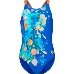 Arena - Girl's Painting Swimsuit V Back - Badeanzug