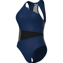 Online - Women's Mesh Angle Swimsuit Vent Back B - Badeanzug Bademode