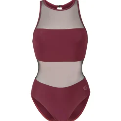 Arena - Women's Mesh Panels Swimsuit Vent Back - Badeanzug