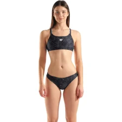 Arena - Women's Ribbed Swimsuit Bikini Bandeau - Bikini^ Bademode