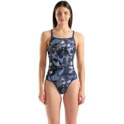 Arena - Women's Scratched Swimsuit Super Fly Back - Badeanzug^ Bademode