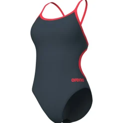 New - Women's Swimsuit Lace Back Solid - Badeanzug Bademode