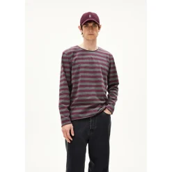 ARMEDANGELS - Maarkos L/S Stripes Brushed - Longsleeve