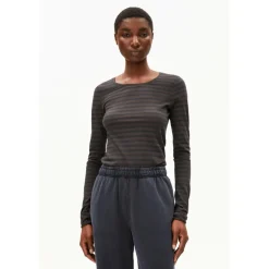 Discount - Women's Einiaara Stripes - Longsleeve Shirts, Hemden & Longsleeves|Alltagsbekleidung