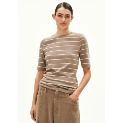 ARMEDANGELS - Women's Jaanisara Fine Stripe - T-Shirt