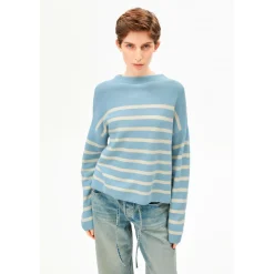 Sale - Women's Merinaa Stripes Knit Sweater - Pullover Alltagsbekleidung|Pullover & Hoodies