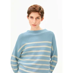 Sale - Women's Merinaa Stripes Knit Sweater - Pullover Alltagsbekleidung|Pullover & Hoodies