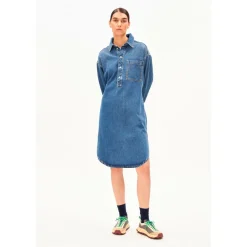 - Women's Oversized Denim Shirt Dress - Kleid>ARMEDANGELS New