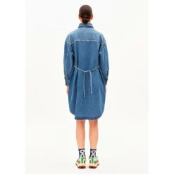 - Women's Oversized Denim Shirt Dress - Kleid><noscript><img width=