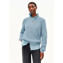 - Women's Troyer Vanisé Knit Sweater - Pullover>ARMEDANGELS New