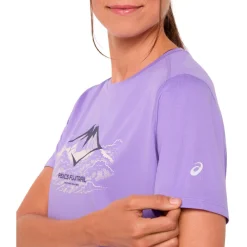 Asics - Women's Fujitrail Logo S/S Top - Laufshirt
