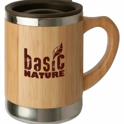 Basic Nature - Edelstahlbecher ''Bambus'' - Tasse