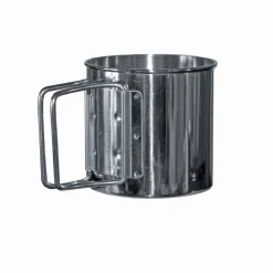 Best - Edelstahlbecher Faltgriff Trekkingausrüstung|Outdoor-Küche