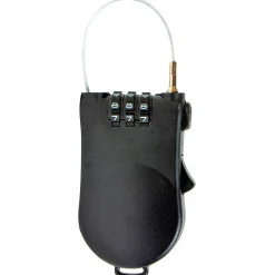 Basic Nature - Zahlenschloss mit Drahtseil^ Trekkingausrüstung