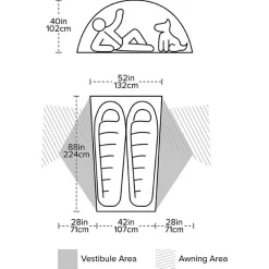 Clearance - Copper Spur UL2 - 2-Personen Zelt Trekkingzelte|Trekkingausrüstung