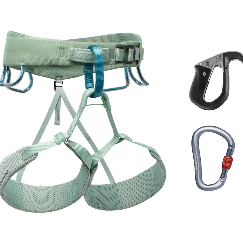 Black Diamond - Women's Momentum Harness Pilot Package - Kletterset