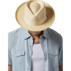 Brixton - Swindle Straw Fedora - Hut^ Kopfbedeckungen|Alltagsbekleidung