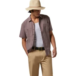 Hot - Wesley Straw Packable Fedora - Hut Kopfbedeckungen|Alltagsbekleidung