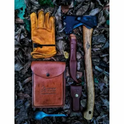 Bushcraft Essentials - Ledertasche Bushbox XL - Tasche^ Outdoor-Küche|Campingkocher