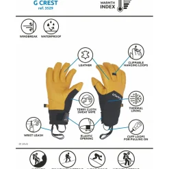 Hot - G Crest - Handschuhe Skibekleidung|Skihandschuhe