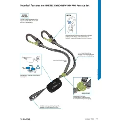 C.A.M.P. - Kinetic Gyro Rewind Pro - Klettersteigset^ Klettersteigsets