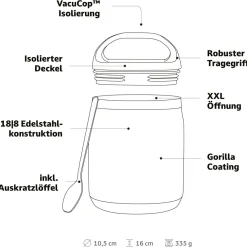 Campo Libre - Lotta 600 ml - Essensaufbewahrung