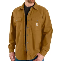 Carhartt - Canvas Fleece-Lined Shirt Jacket - Hemd^ Shirts, Hemden & Longsleeves|Alltagsbekleidung