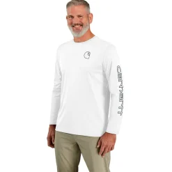 Outlet - Force Sun Defender Relaxed L/S Logo - Longsleeve Alltagsbekleidung|Wanderbekleidung