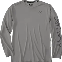 Outlet - Force Sun Defender Relaxed L/S Logo - Longsleeve Alltagsbekleidung|Wanderbekleidung