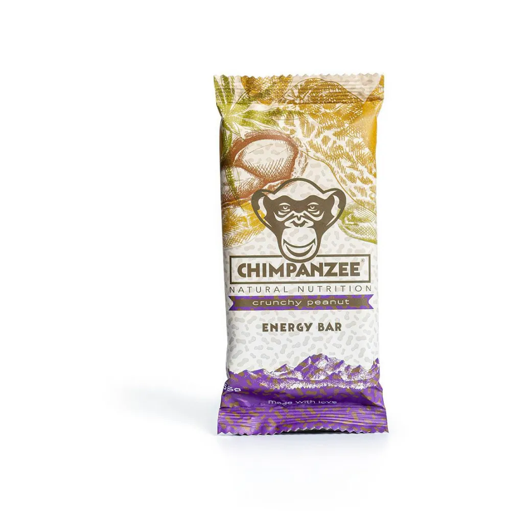 Chimpanzee - Energy Bar Vegan Crunchy Erdnuss - Energieriegel^ Riegel|Outdoor Lebensmittel