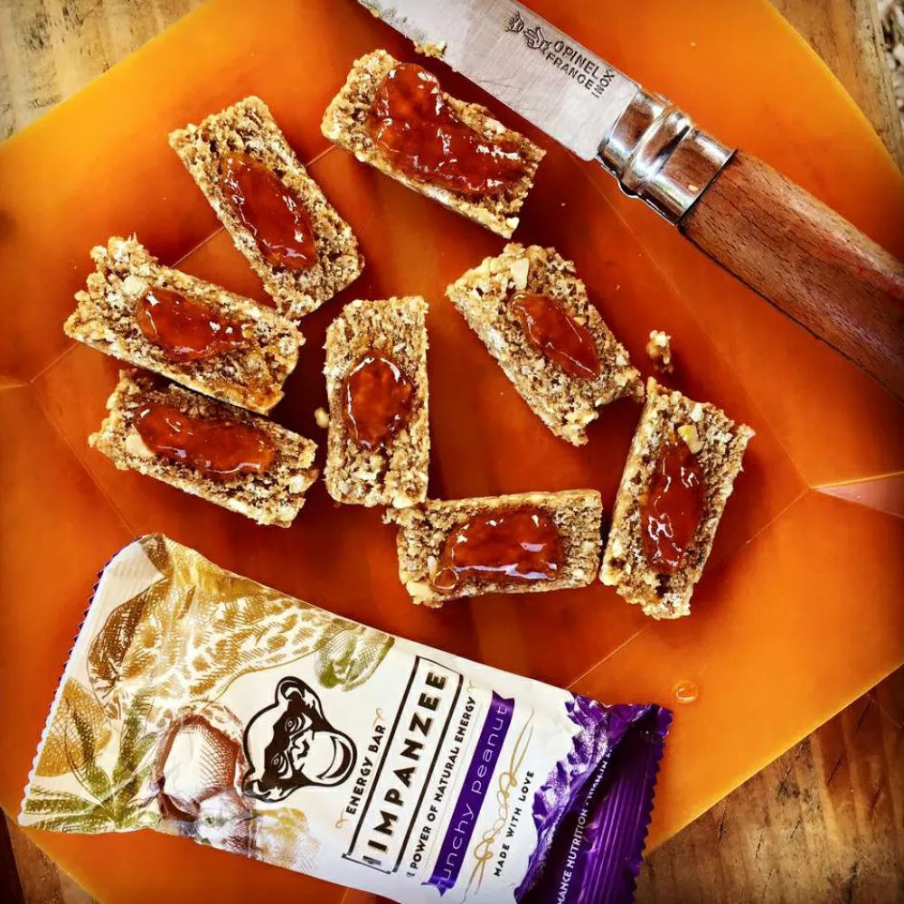 Chimpanzee - Energy Bar Vegan Crunchy Erdnuss - Energieriegel^ Riegel|Outdoor Lebensmittel