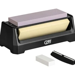 CJH - Dreiseitiger Korund Wasserstein - Schleifstein^ Messer