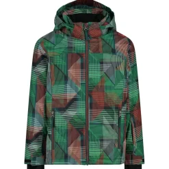 New - Boy's Jacket Snaps Hood Twill - Skijacke Kinder Skibekleidung|Winterjacken