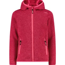 CMP - Girl's Jacket Fix Hood Jacquard Knitted 3H19825 - Fleecejacke^Kinder Winterjacken|Jacken