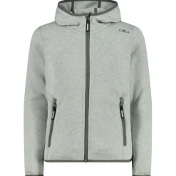 CMP - Girl's Jacket Fix Hood Jacquard Knitted 3H19825 - Fleecejacke^Kinder Winterjacken|Jacken
