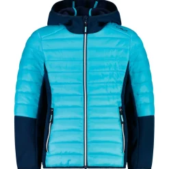 Kinder CMP - Girl's Jacket Hybrid Fix Hood - Hybridjacke