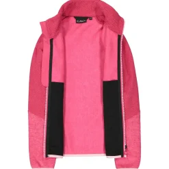 - Girl's Jacket Jacquard Knitted Stripes - Fleecejacke><noscript><img width=