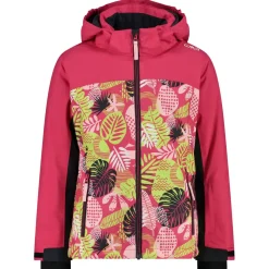 Online - Girl's Jacket Snaps Hood Twill - Skijacke Kinder Skibekleidung|Winterjacken