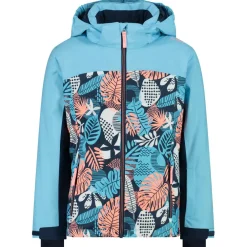Online - Girl's Jacket Snaps Hood Twill - Skijacke Kinder Skibekleidung|Winterjacken